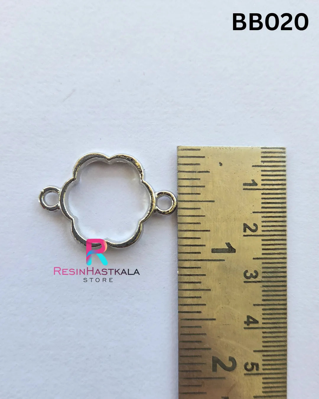 Silver Bracelet / Rakhi Bezel (BB020) – 5 Pieces