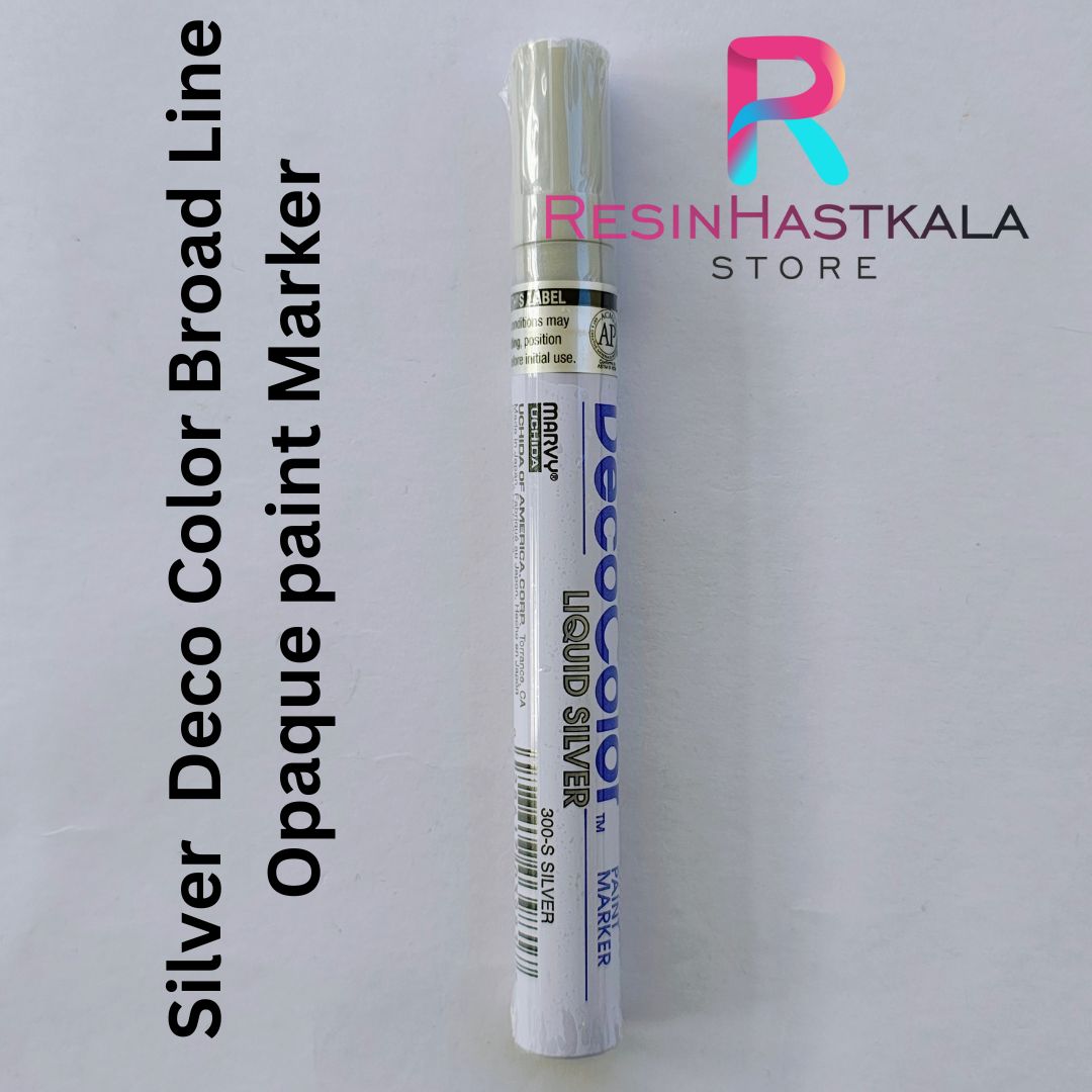 Silver Deco Color Broad Line Opaque paint Marker