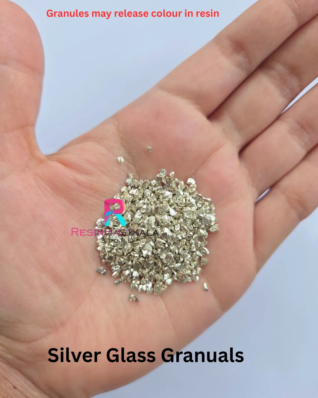 Silver Glass Granuals (100 Gram)
