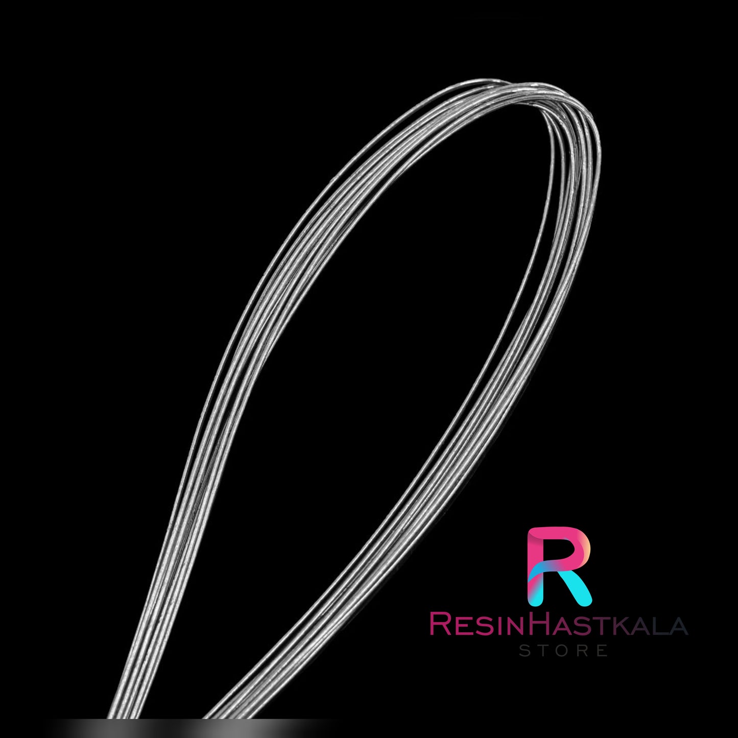 Silver 22 Gauge Wire for Resin Art & Jewellery Making