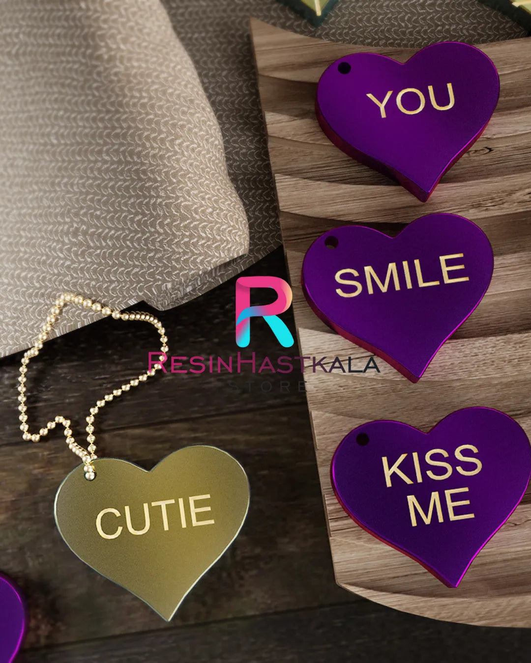 Small 14 In 1 Love Keychain Mould