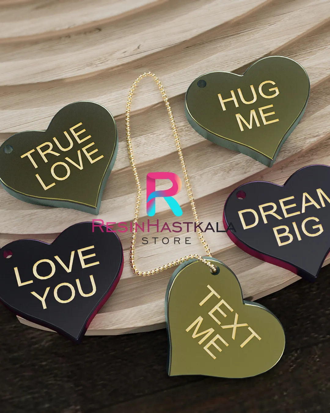 Small 14 In 1 Love Keychain Mould