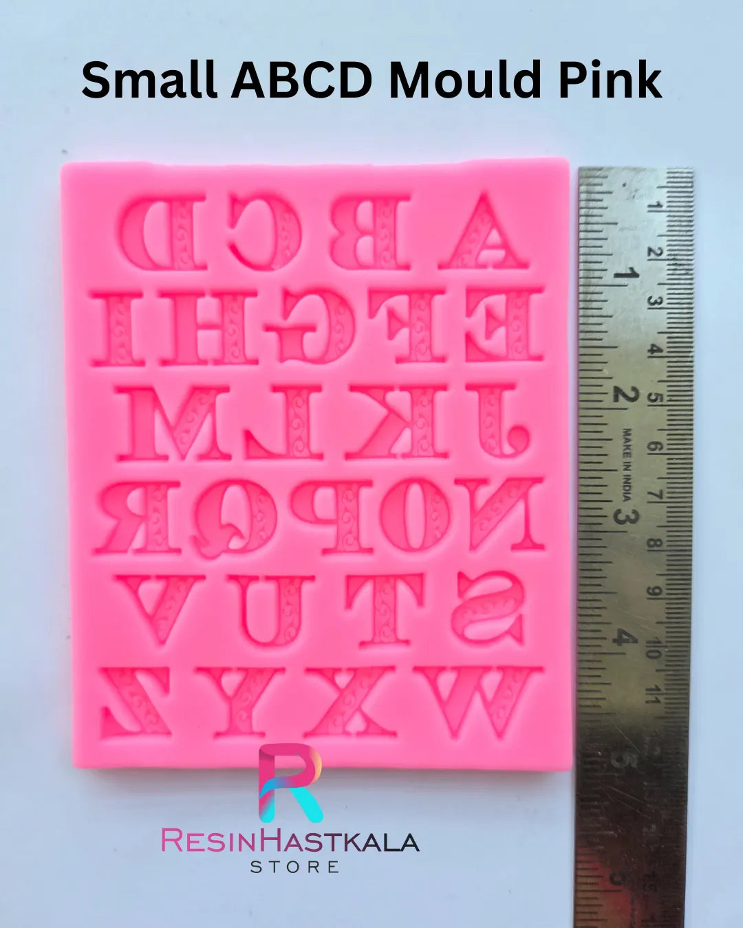 Small ABCD Mould Pink