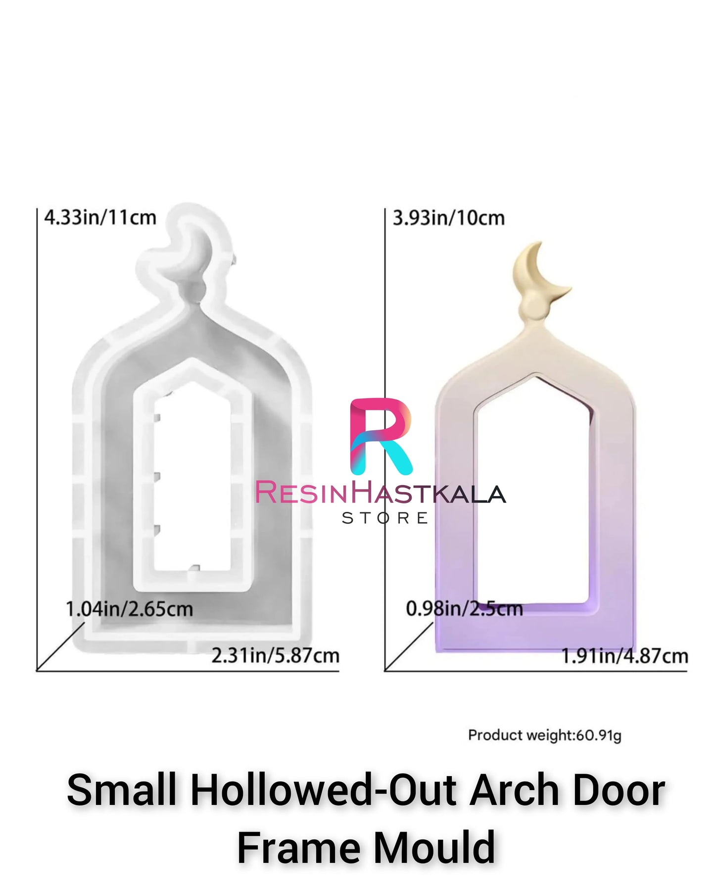 Small Hollowed-Out Arch Door Frame Mould