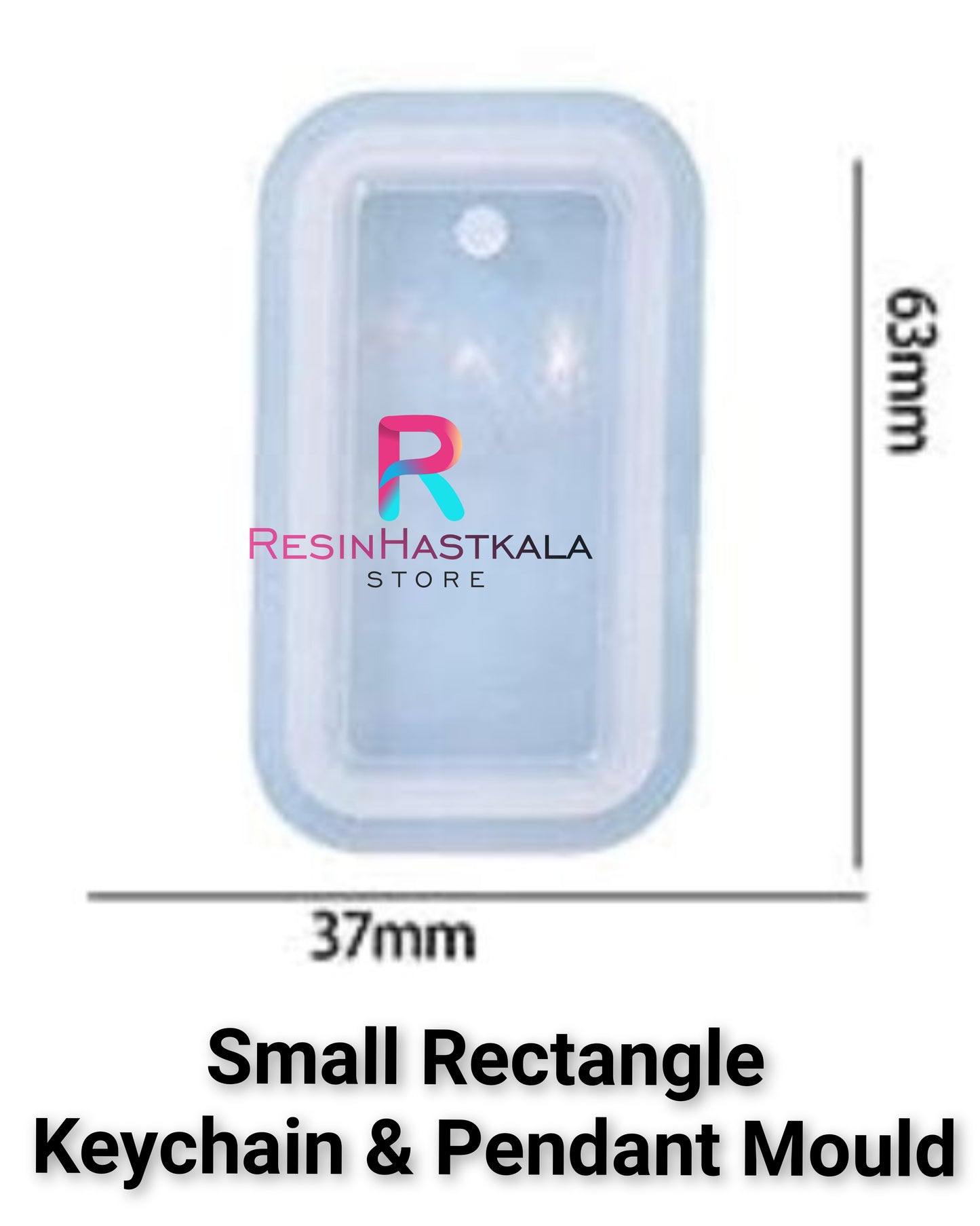 Small Rectangle Keychain & Pendant Mould