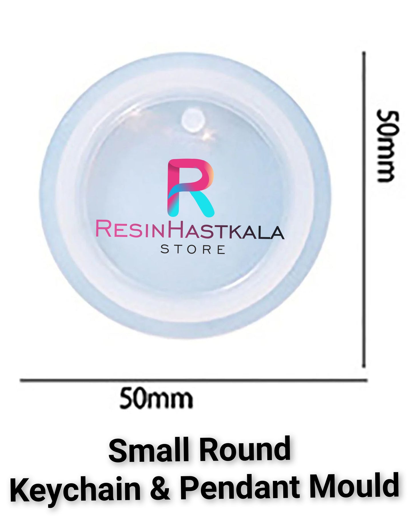 Small Round Keychain & Pendant Mould