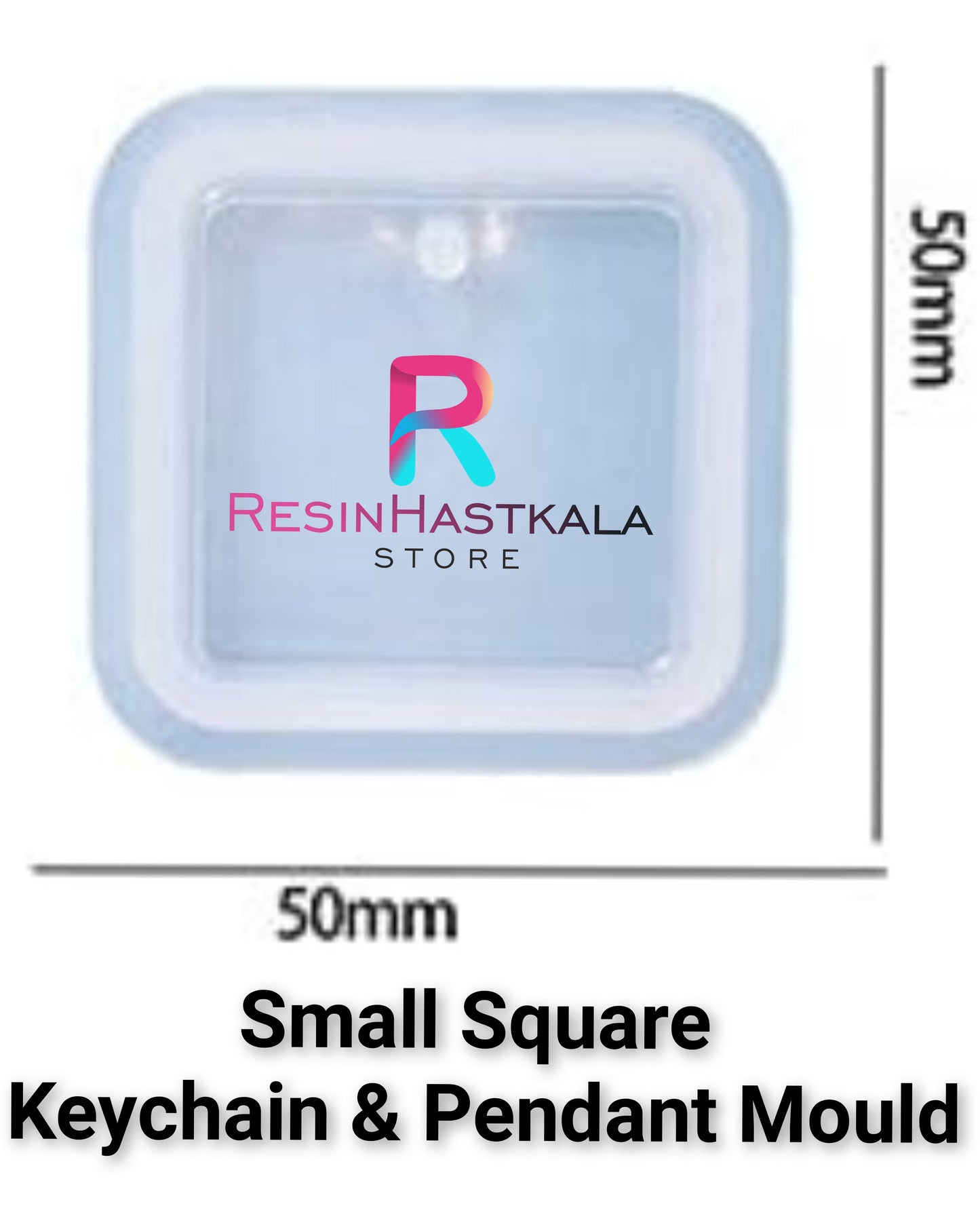 Small Square Keychain & Pendant Mould