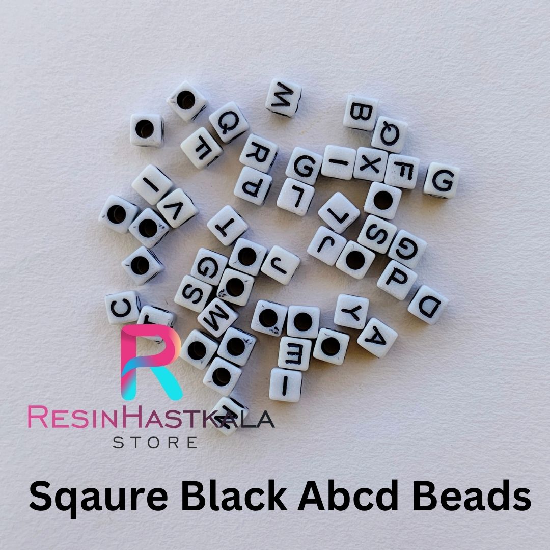 Sqaure Black Abcd Beads (18-20 Gram)