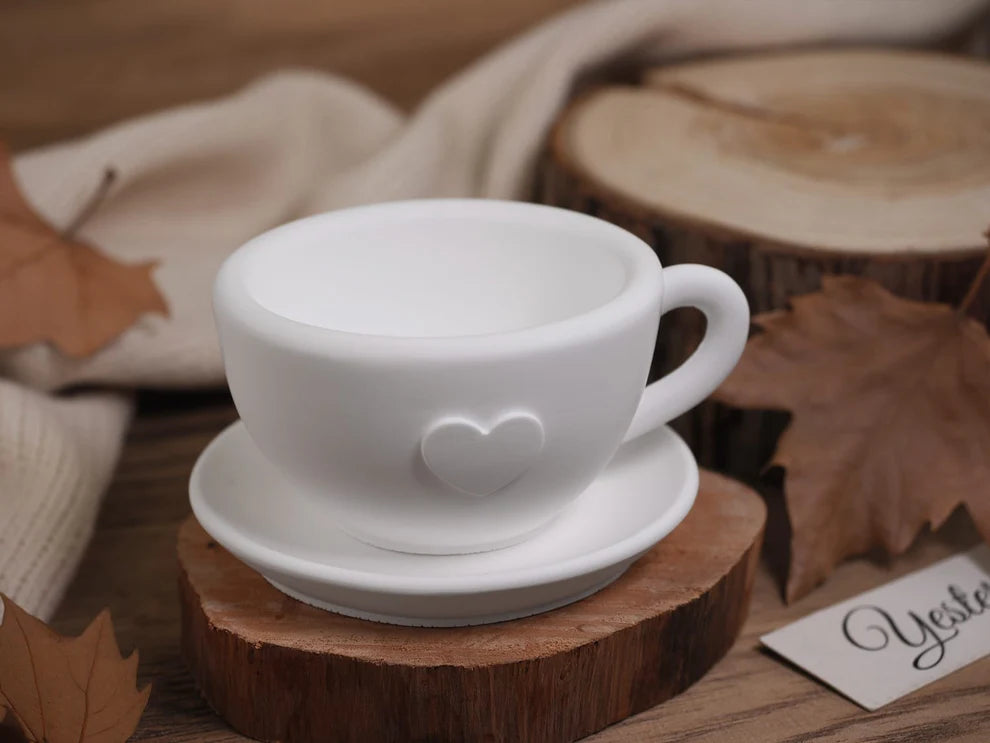 Tea Cup and Saucer Shape Mould Set Mould