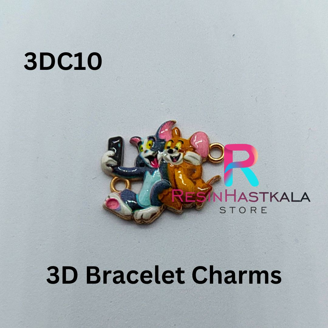 Tom And Jerry 3D Bracelet Charms (3DC10)
