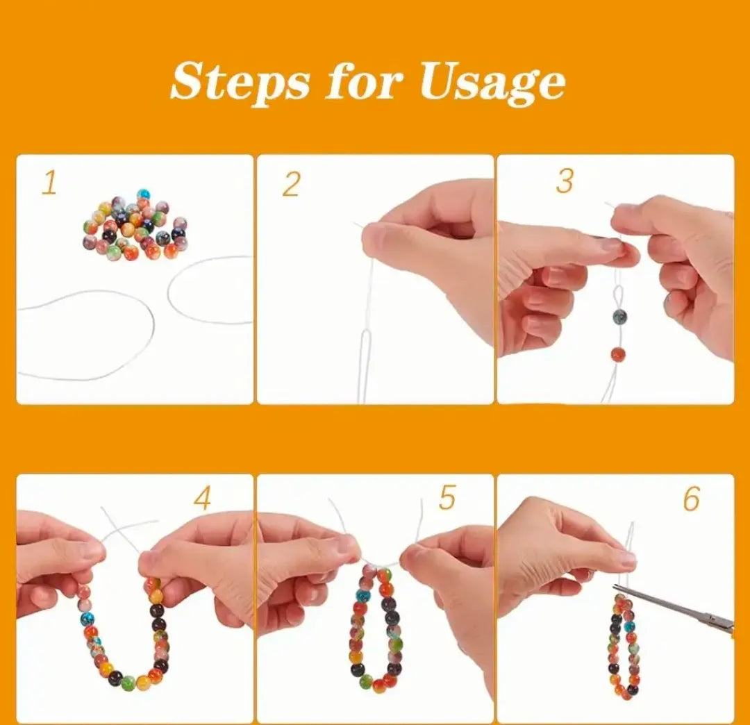 Transparent Elastic Thread โ For Jewellery & Bracelet Making