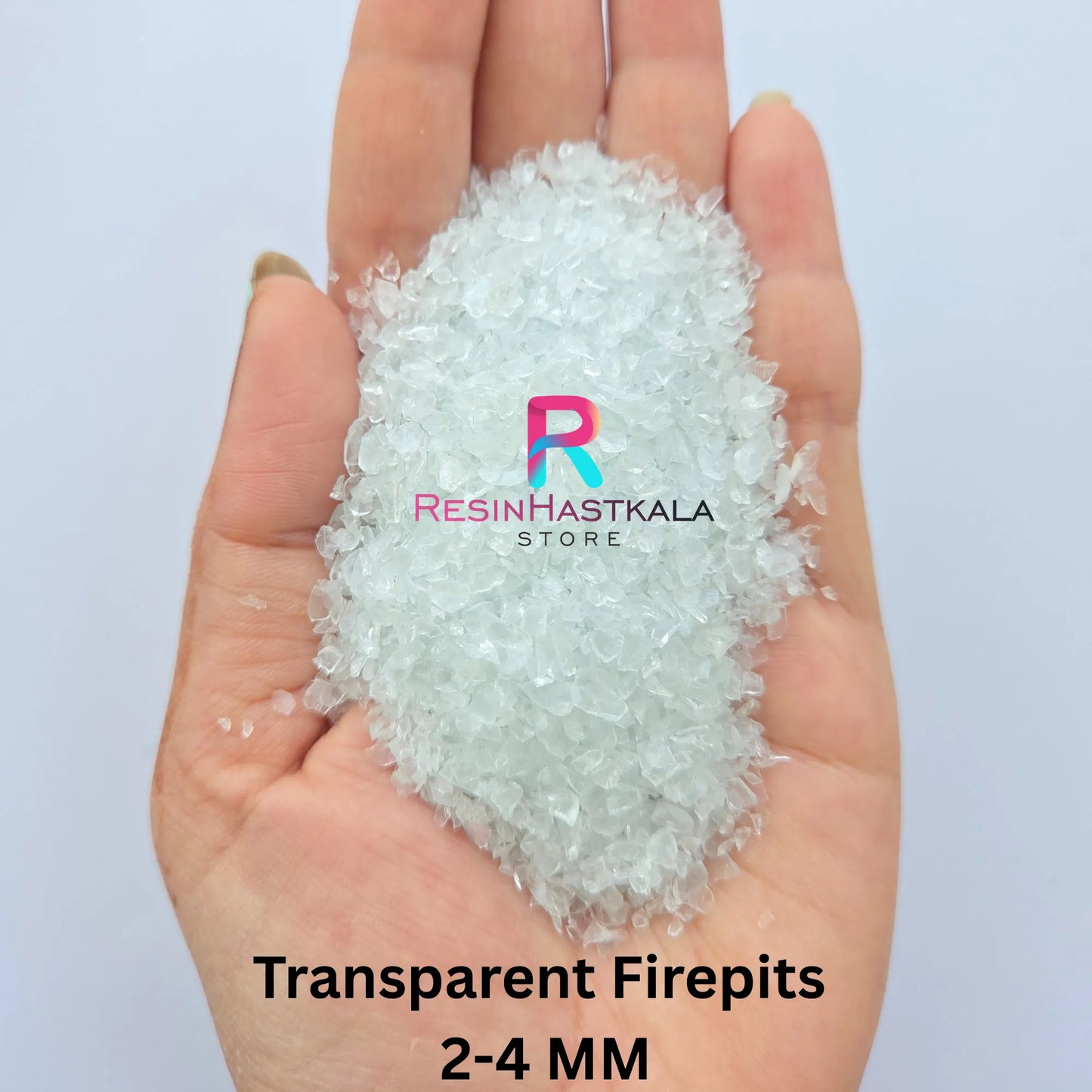 Transparent Fire Pit Glass Stones (2โ4 MM)