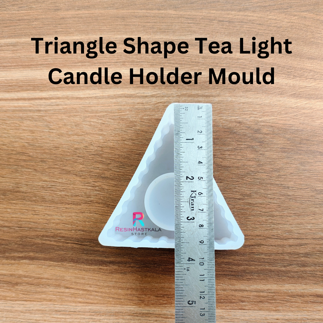 Triangle Shape Tea Light Candle Holder Mould