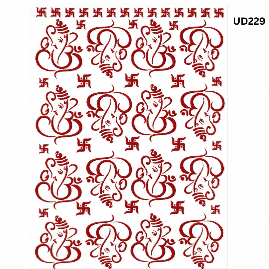 UV DTF Sticker – A6 Size God Design (UD229)