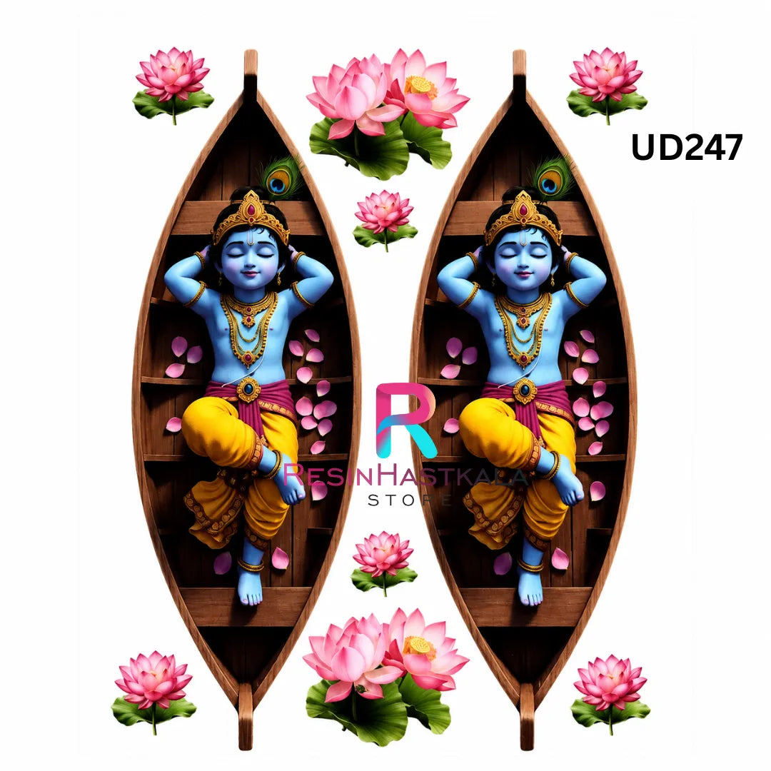UV DTF Sticker – A6 Size (Krishnaji Design) (UD247)