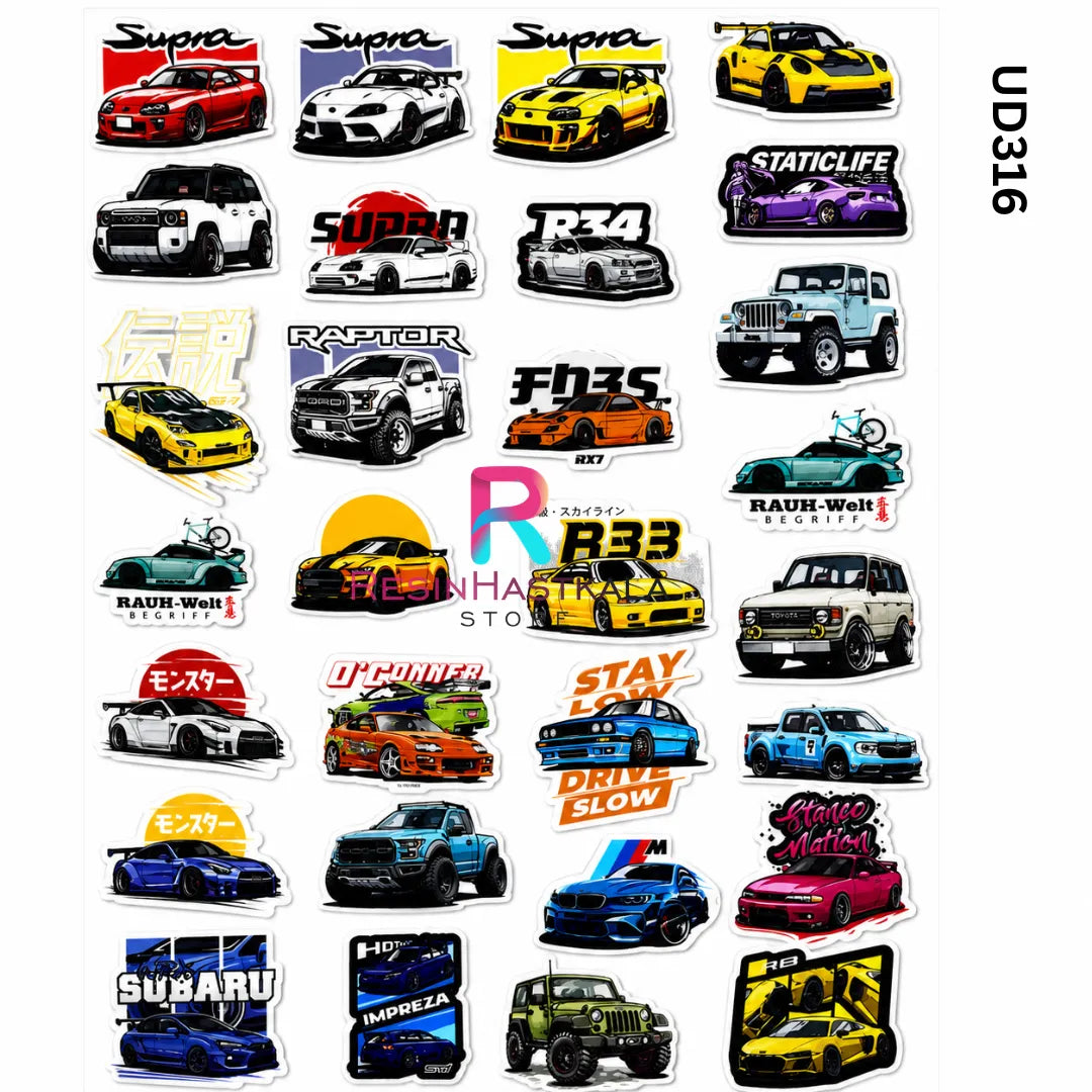 UV DTF Sticker – A6 Size (Other Design) (UD316)