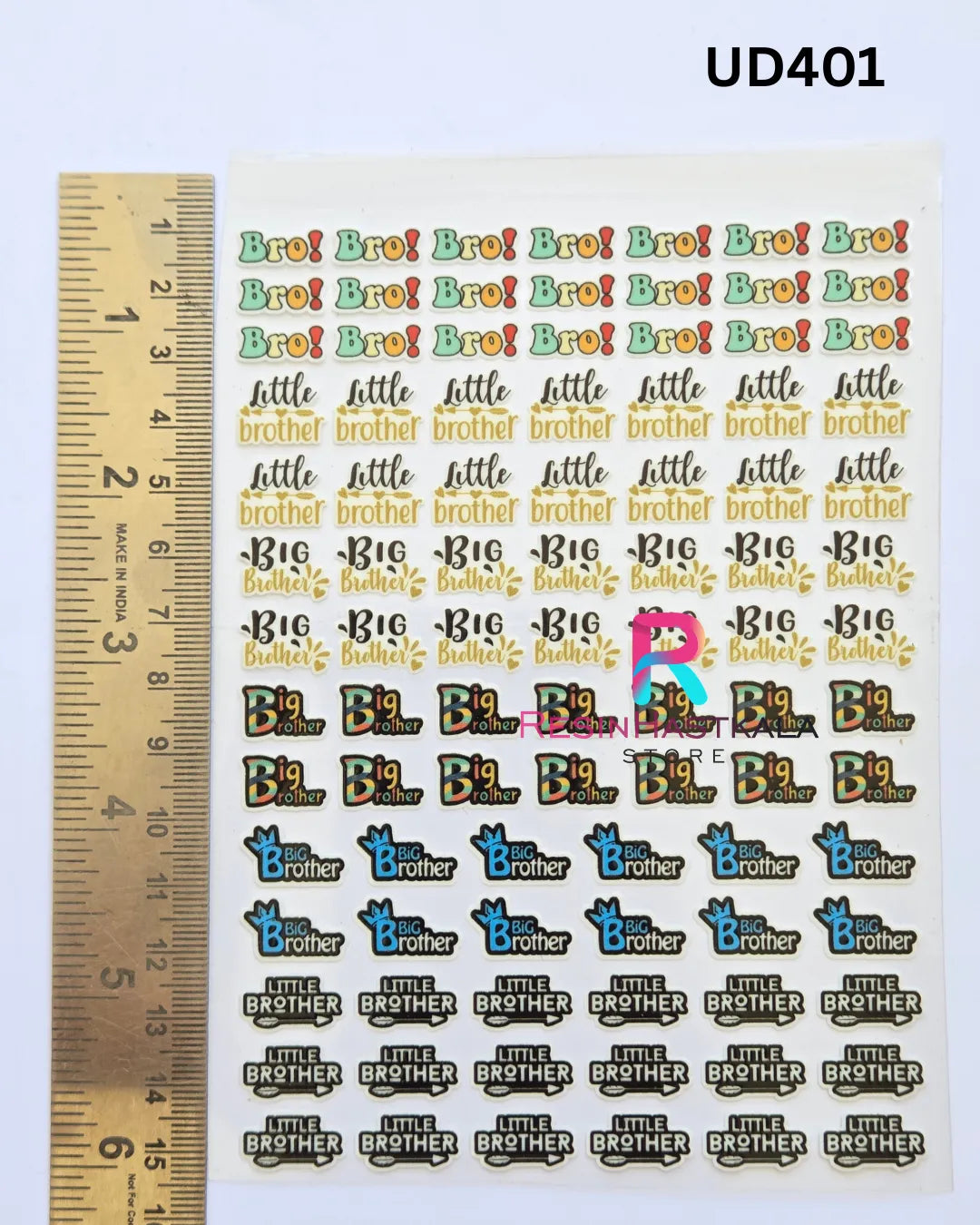UV DTF Sticker – A6 Size (Rakhi & Bracelet) (UD401)