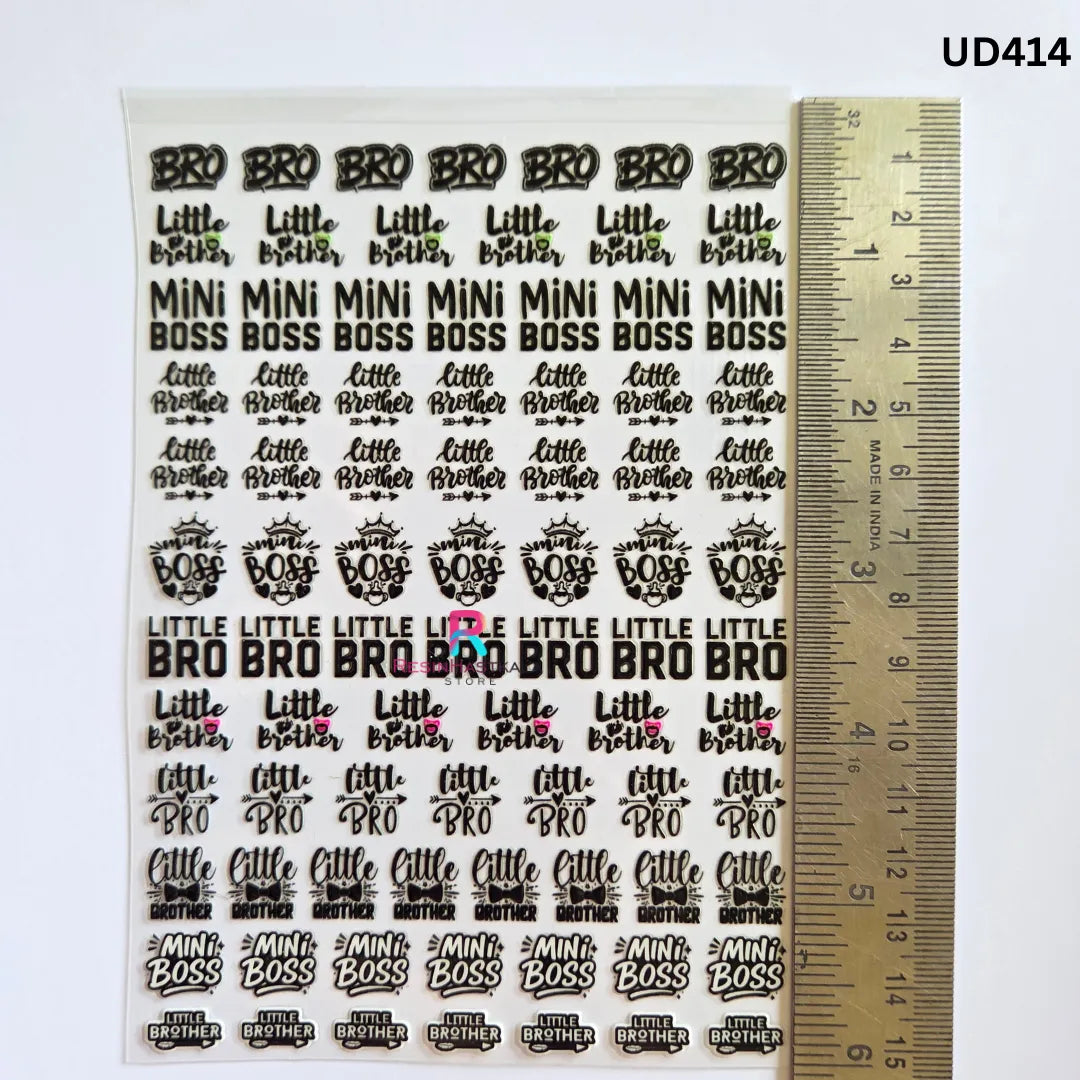 UV DTF Sticker โ A6 Size (Rakhi & Bracelet) (UD414)