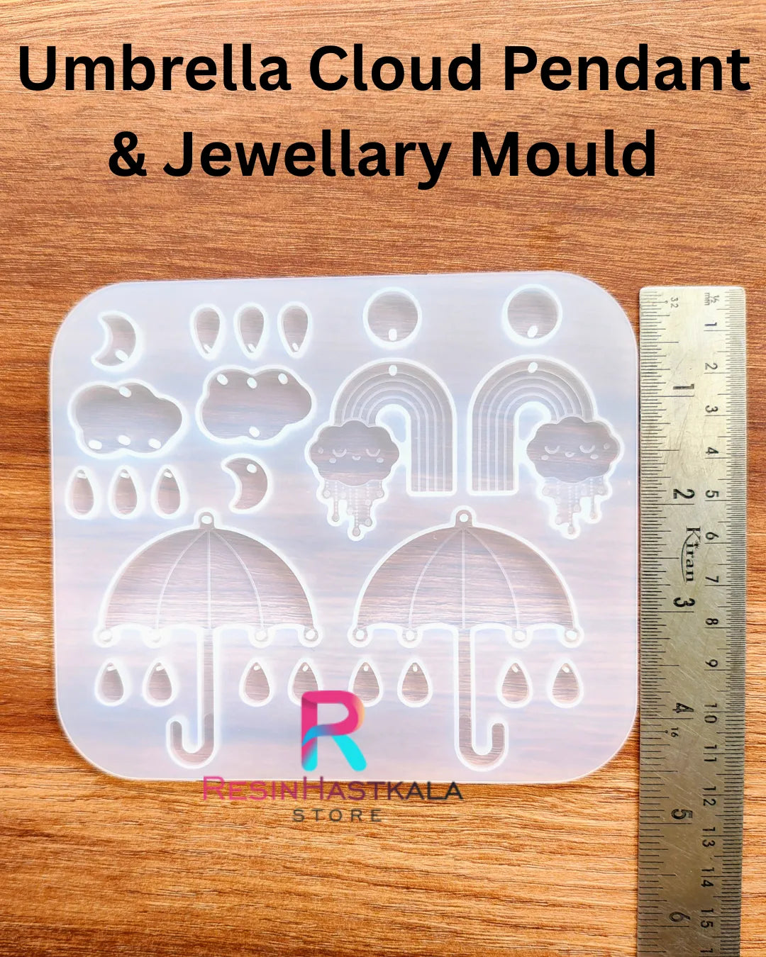 Umbrella Cloud Pendant & Jewellary Mould