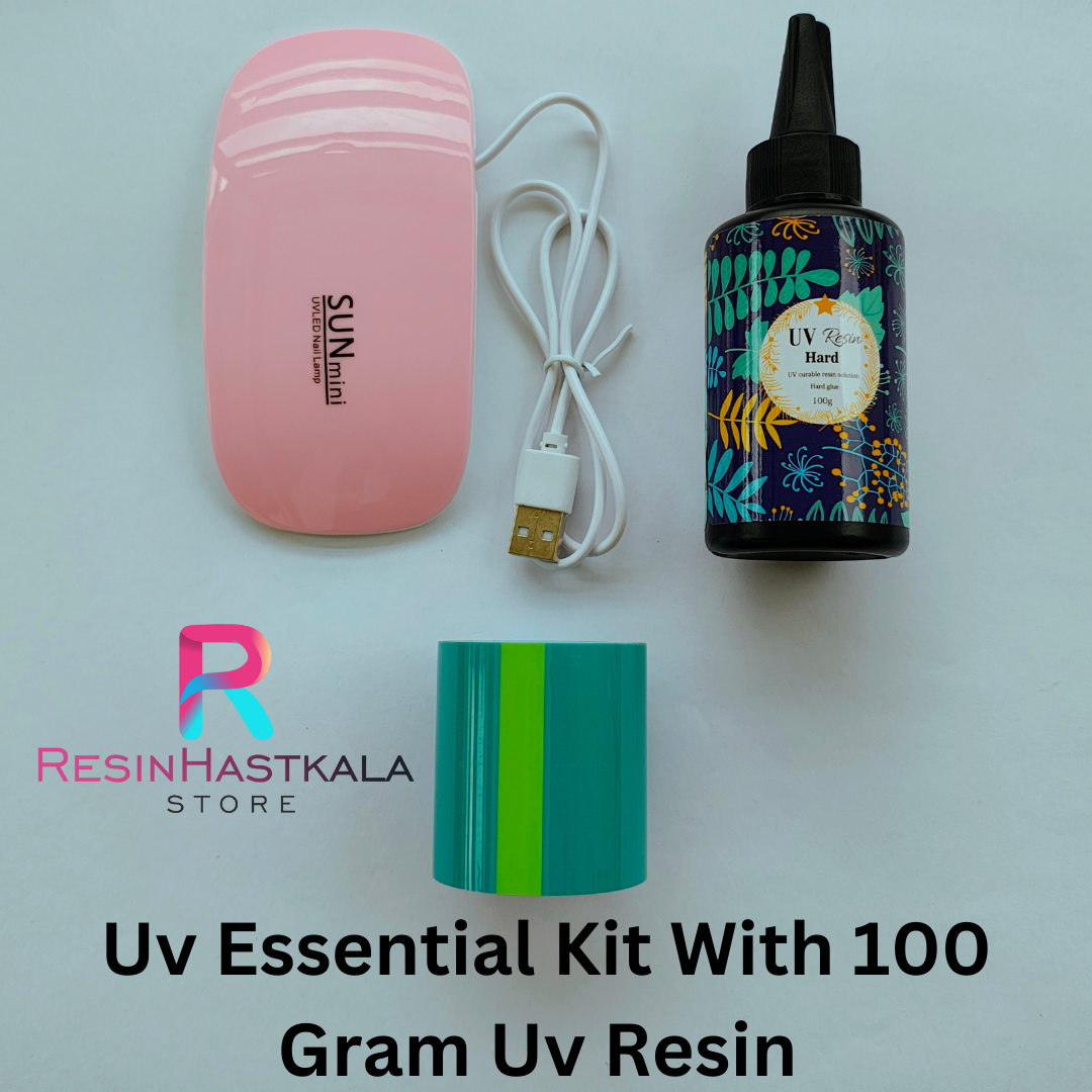 Uv Essential Kit With 100 Gram Uv Resin