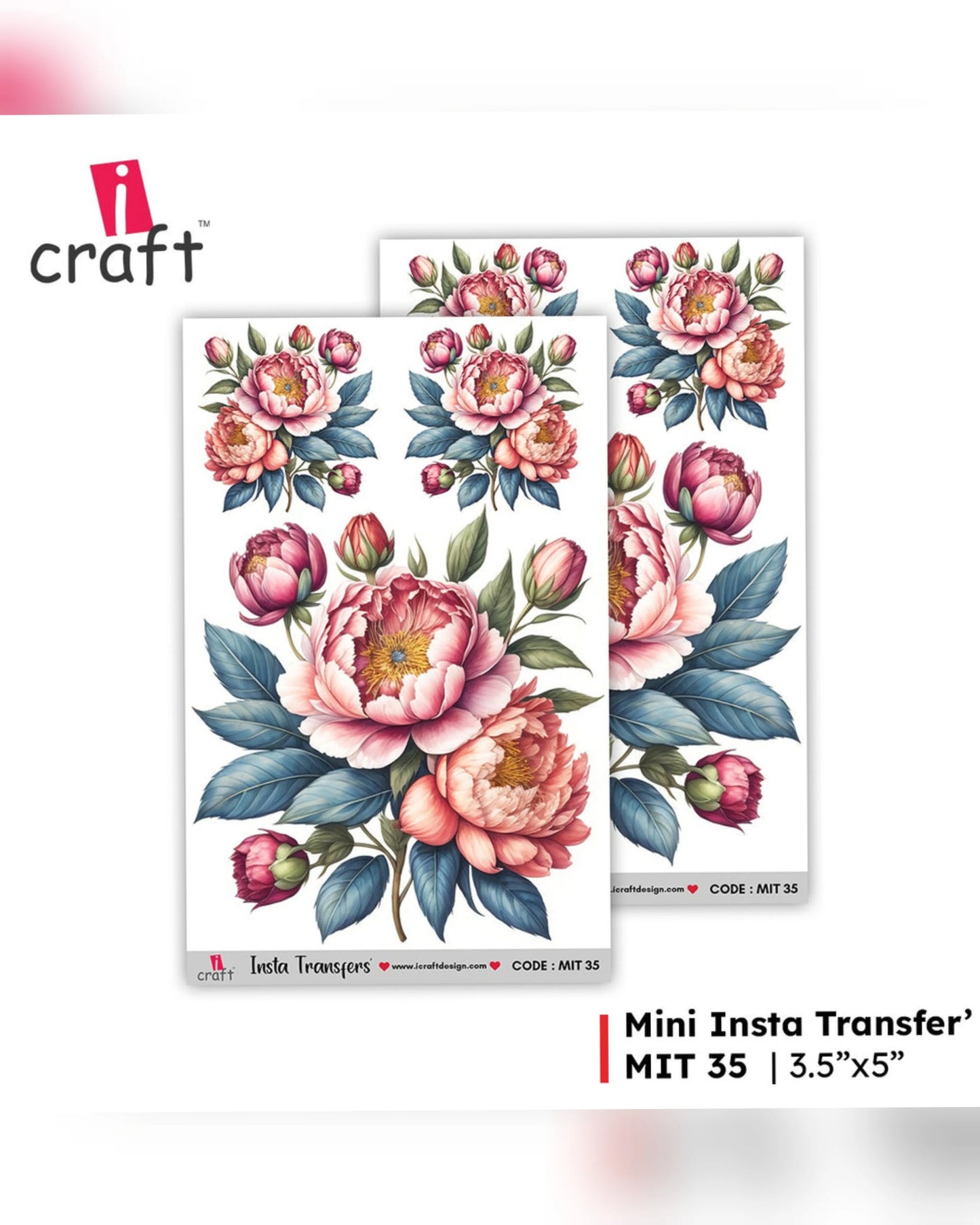 Water Transfer Stickers (3.5" x 5") (MIT35)
