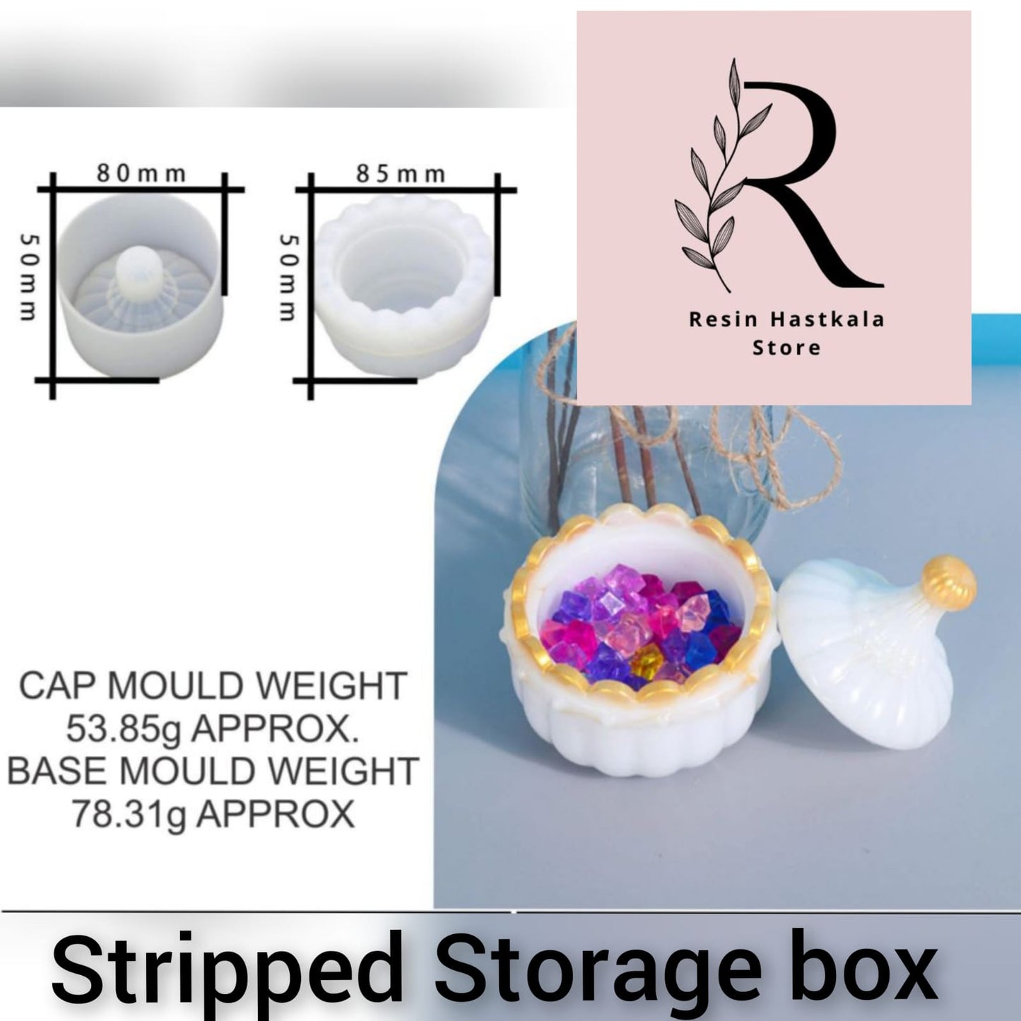 Stripped Storage Box Mould