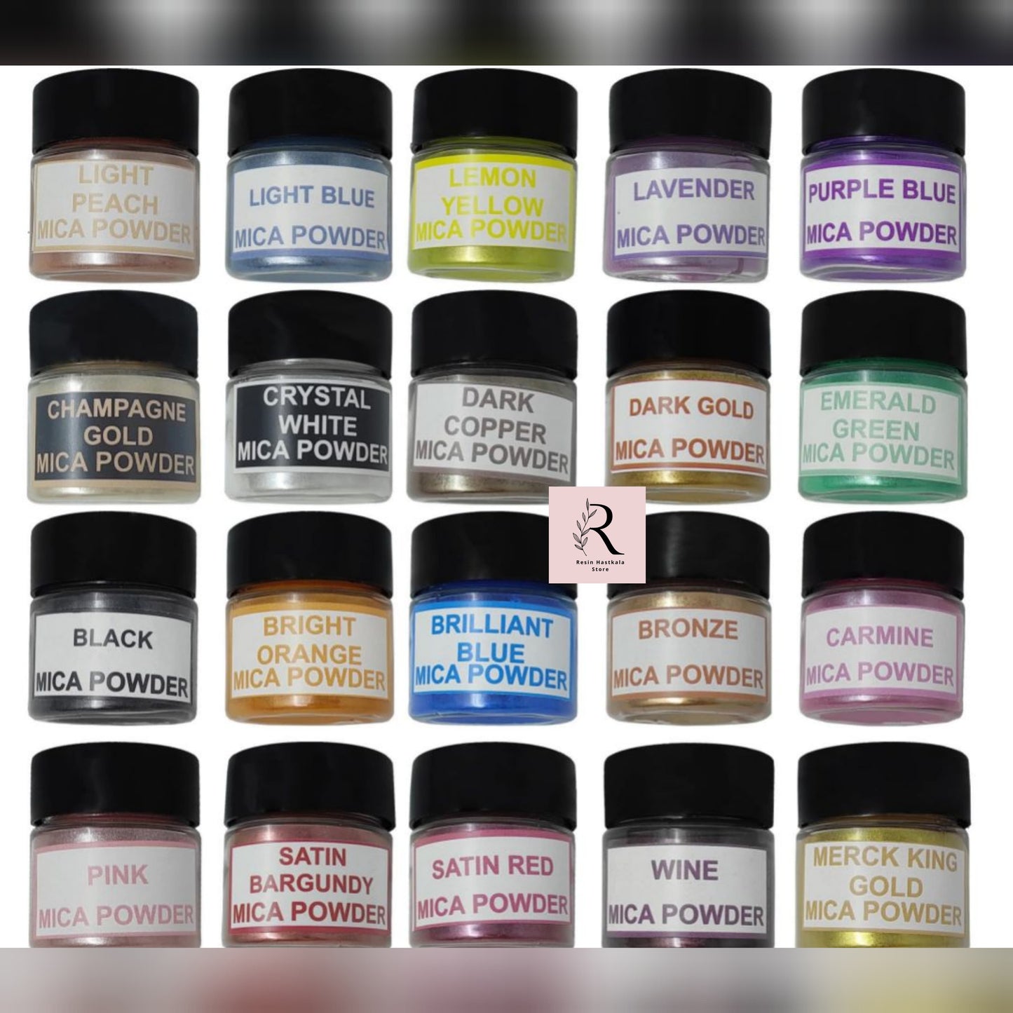 Mica Powder Set Of 20