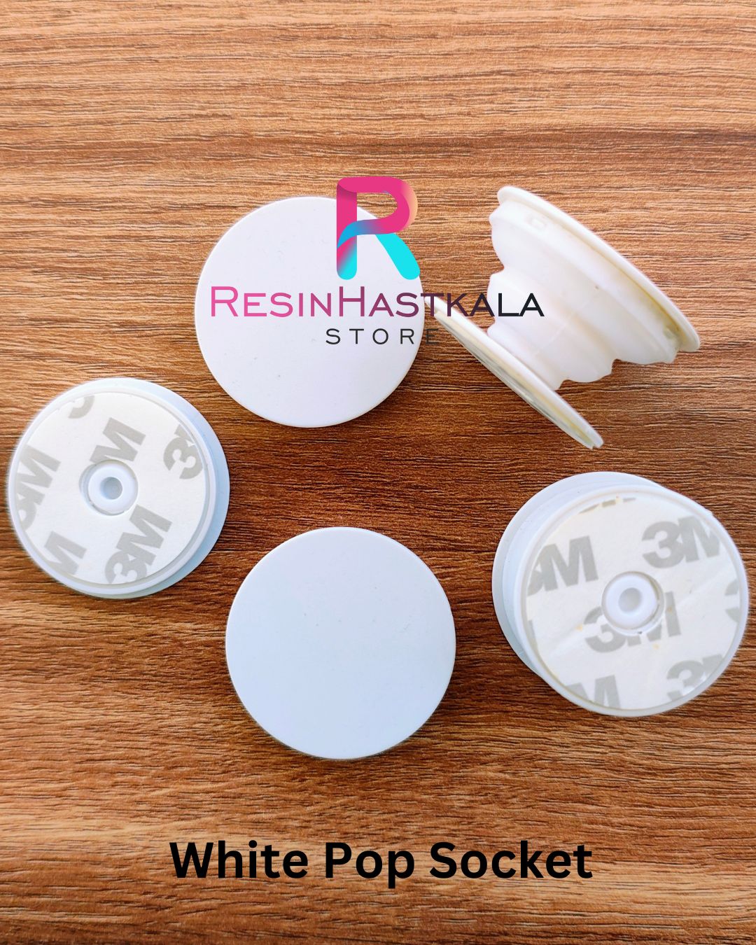White Pop Socket (5 Piece)