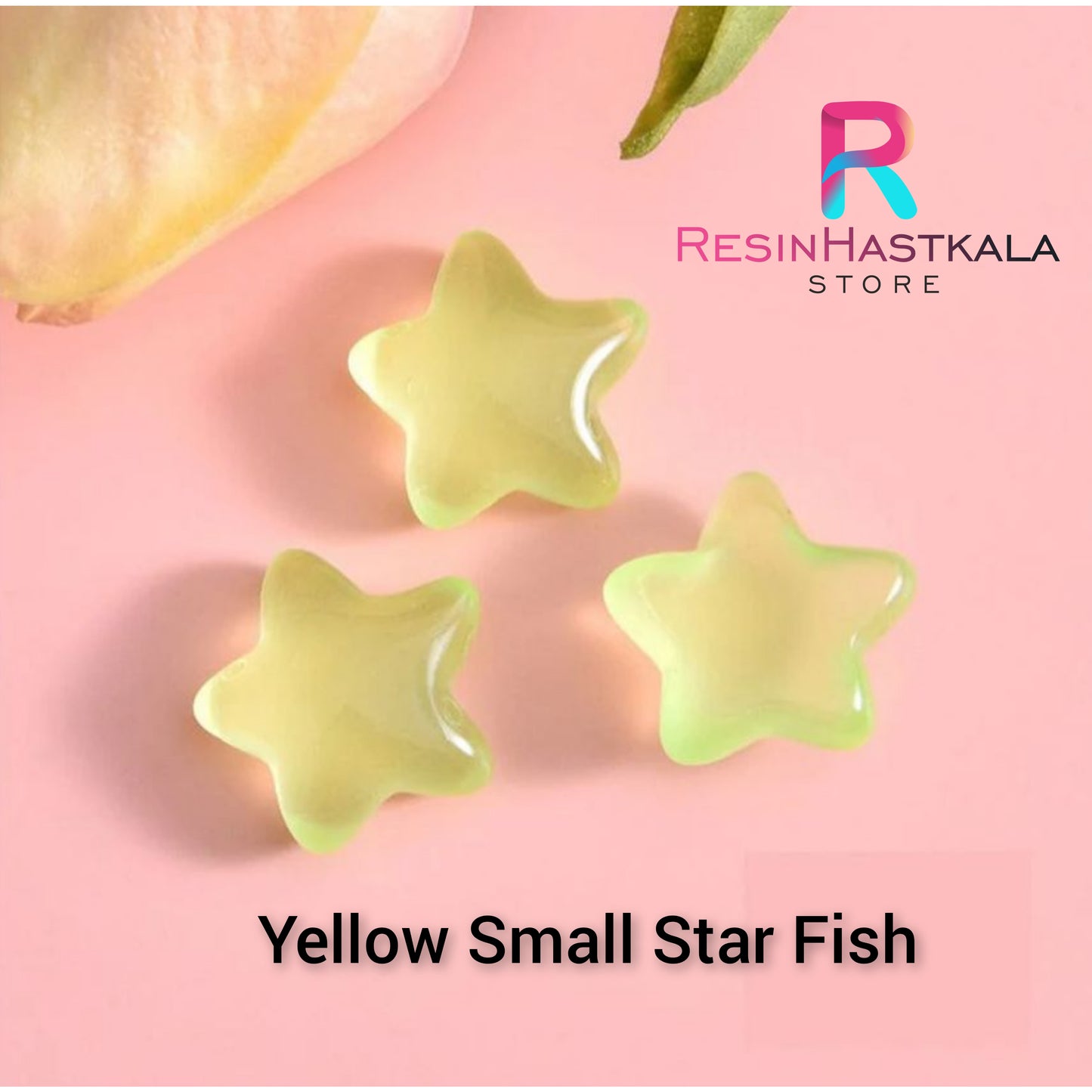 Yellow Small Star Fish Miniature