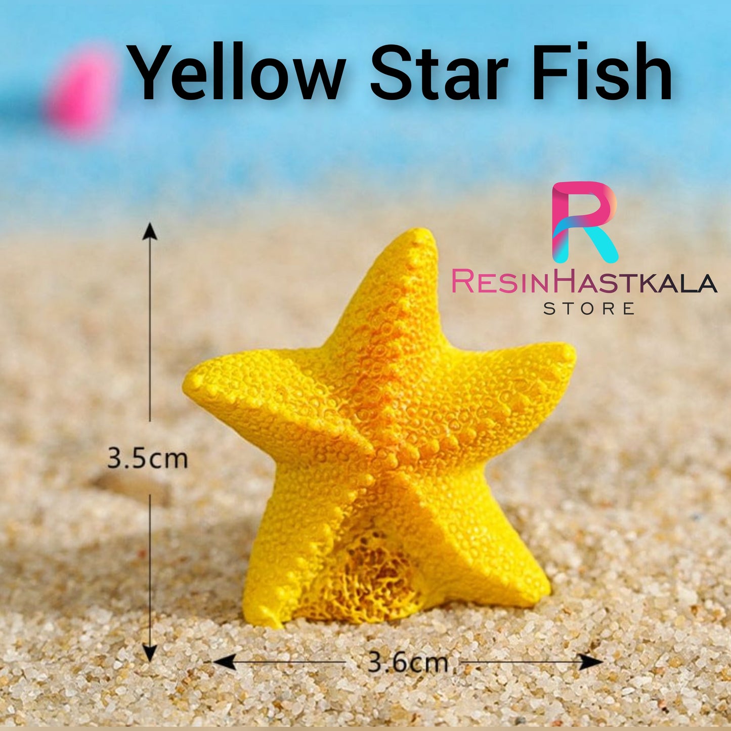 Yellow Starfish Miniature