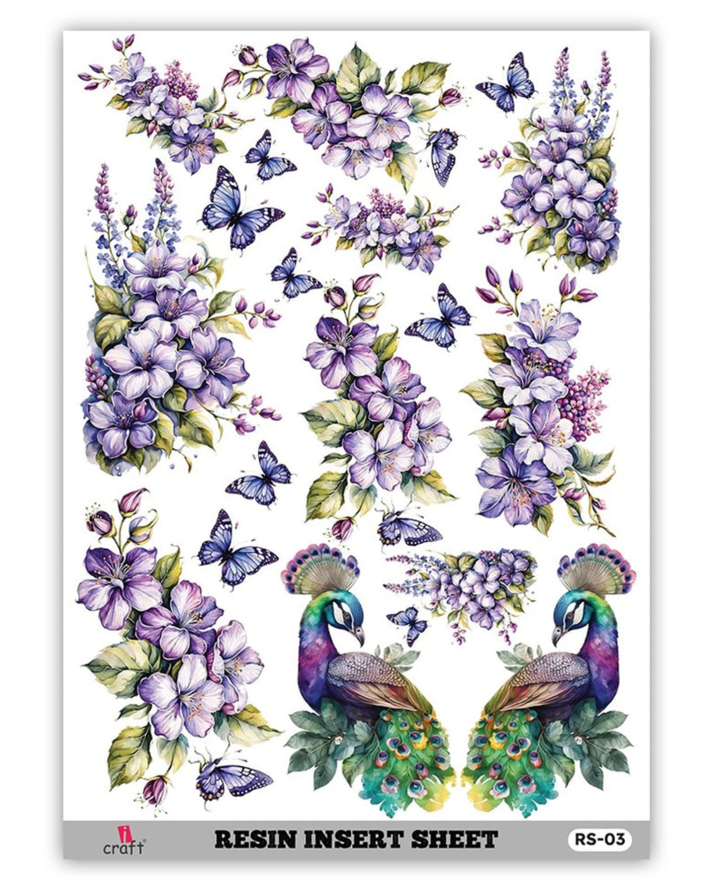 iCraft Resin Insert Sheet RS-03