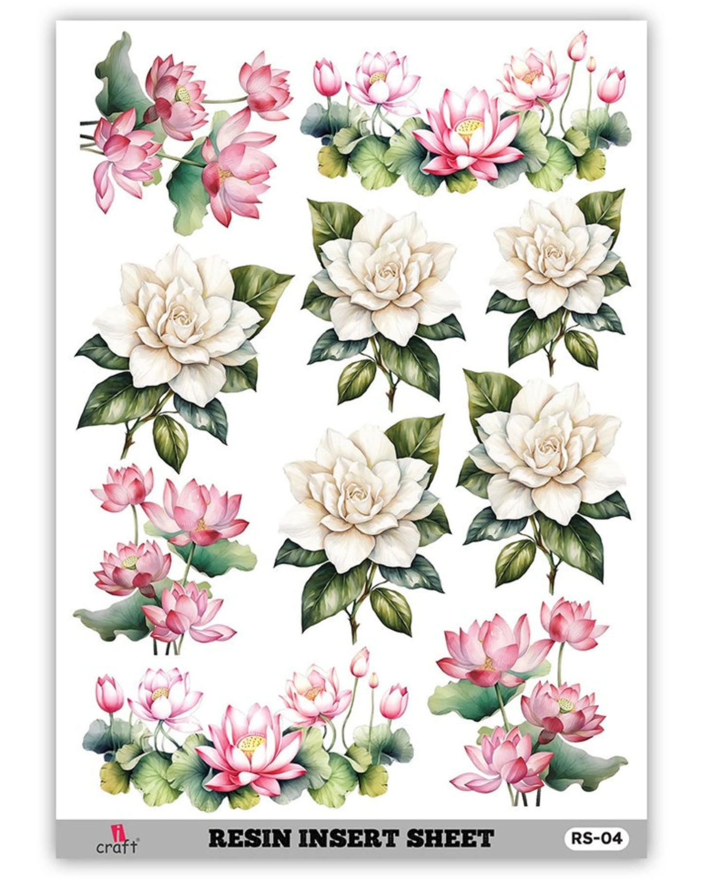 iCraft Resin Insert Sheet RS-04