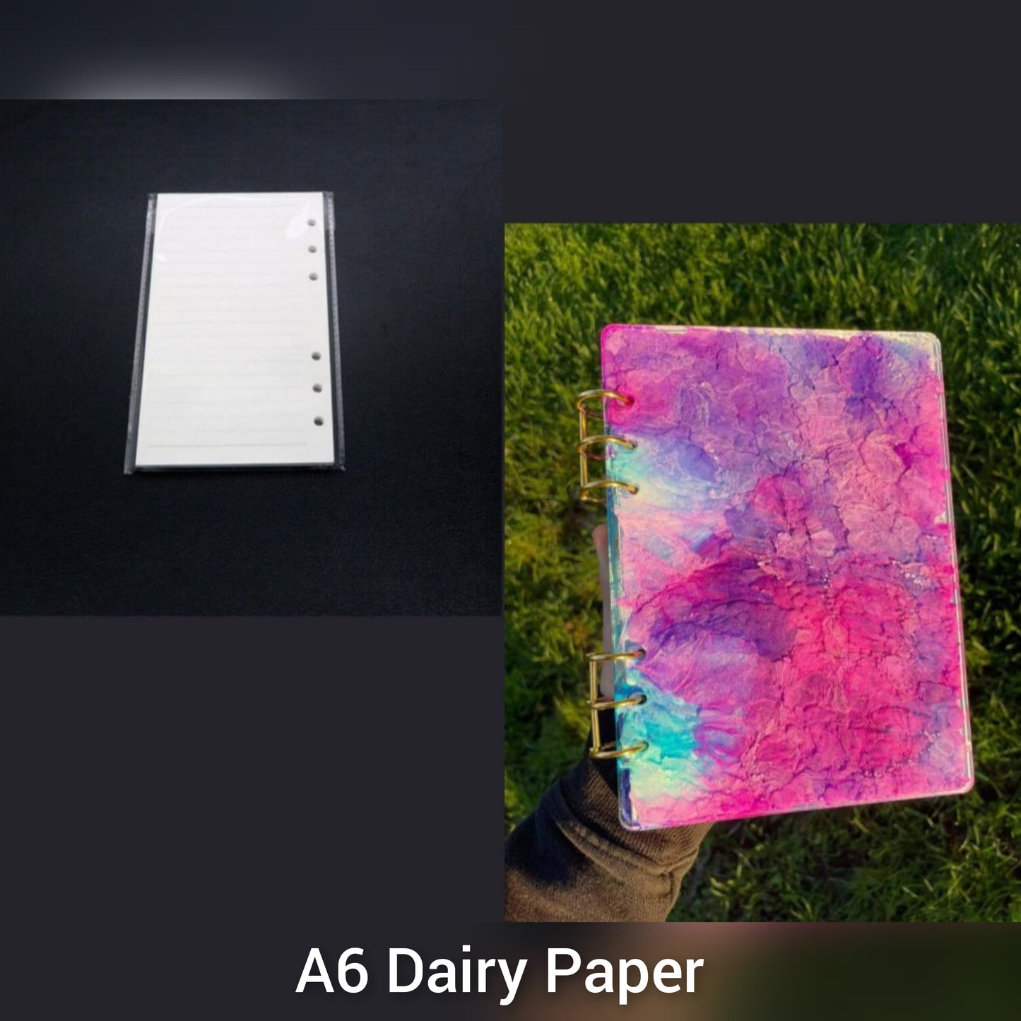 A6 Size Dairy Paper (90 Page) Only For A6 Designer Dairy Cover Mould