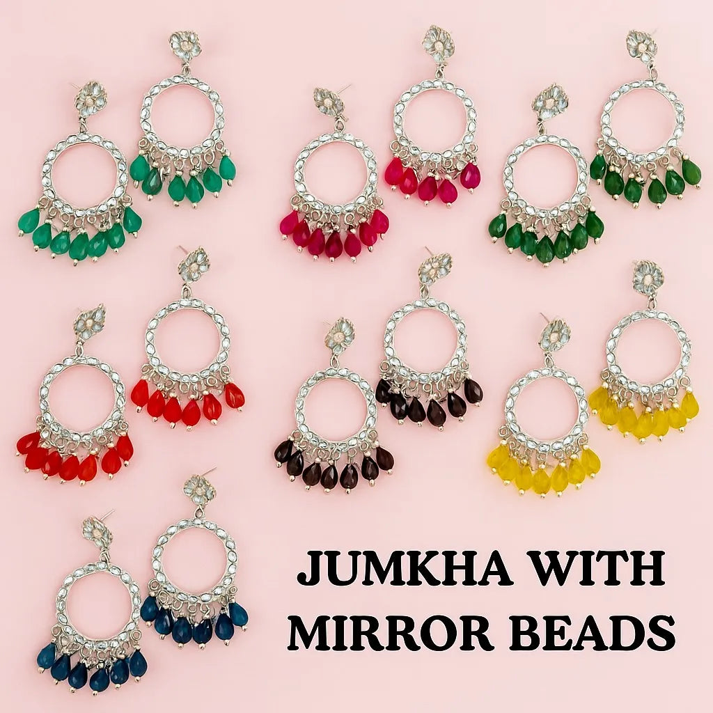 Jumkha With Mirror Beads