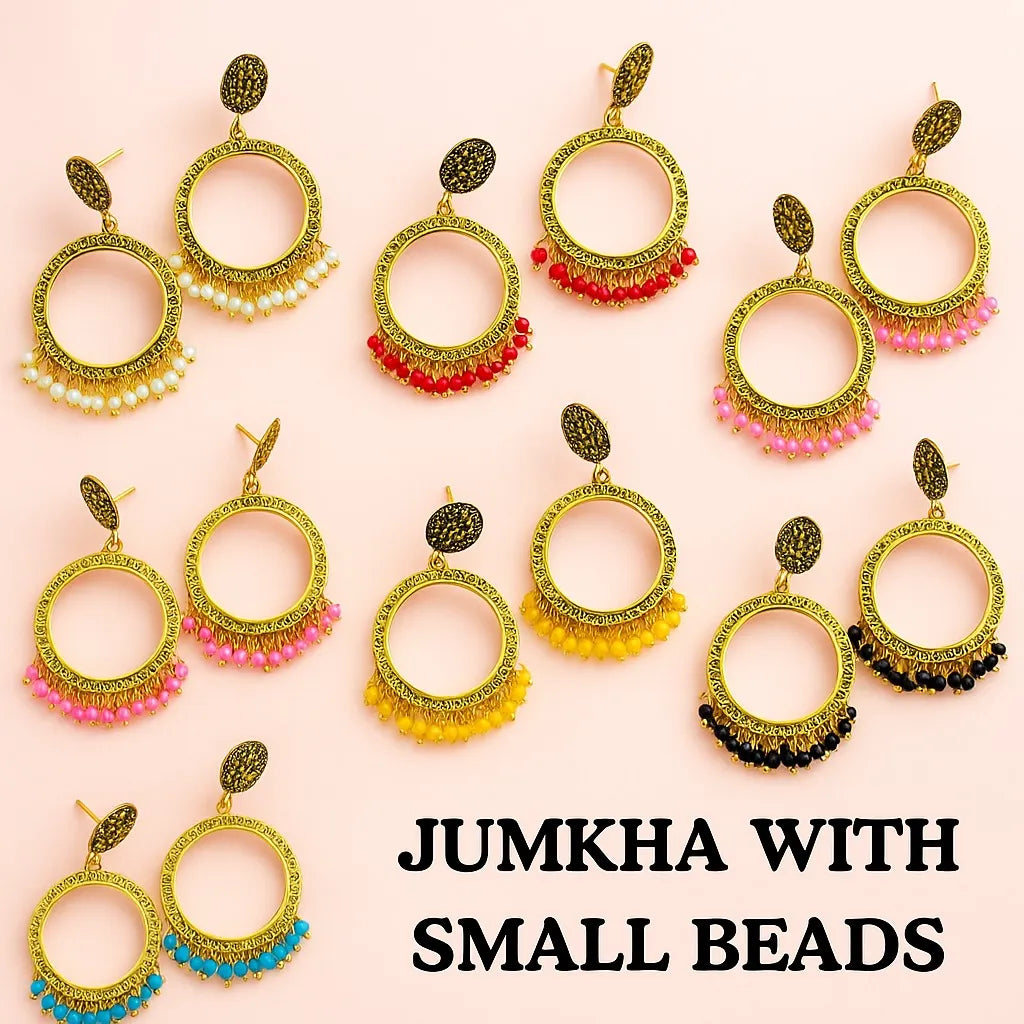 Jumkha With Small Beads