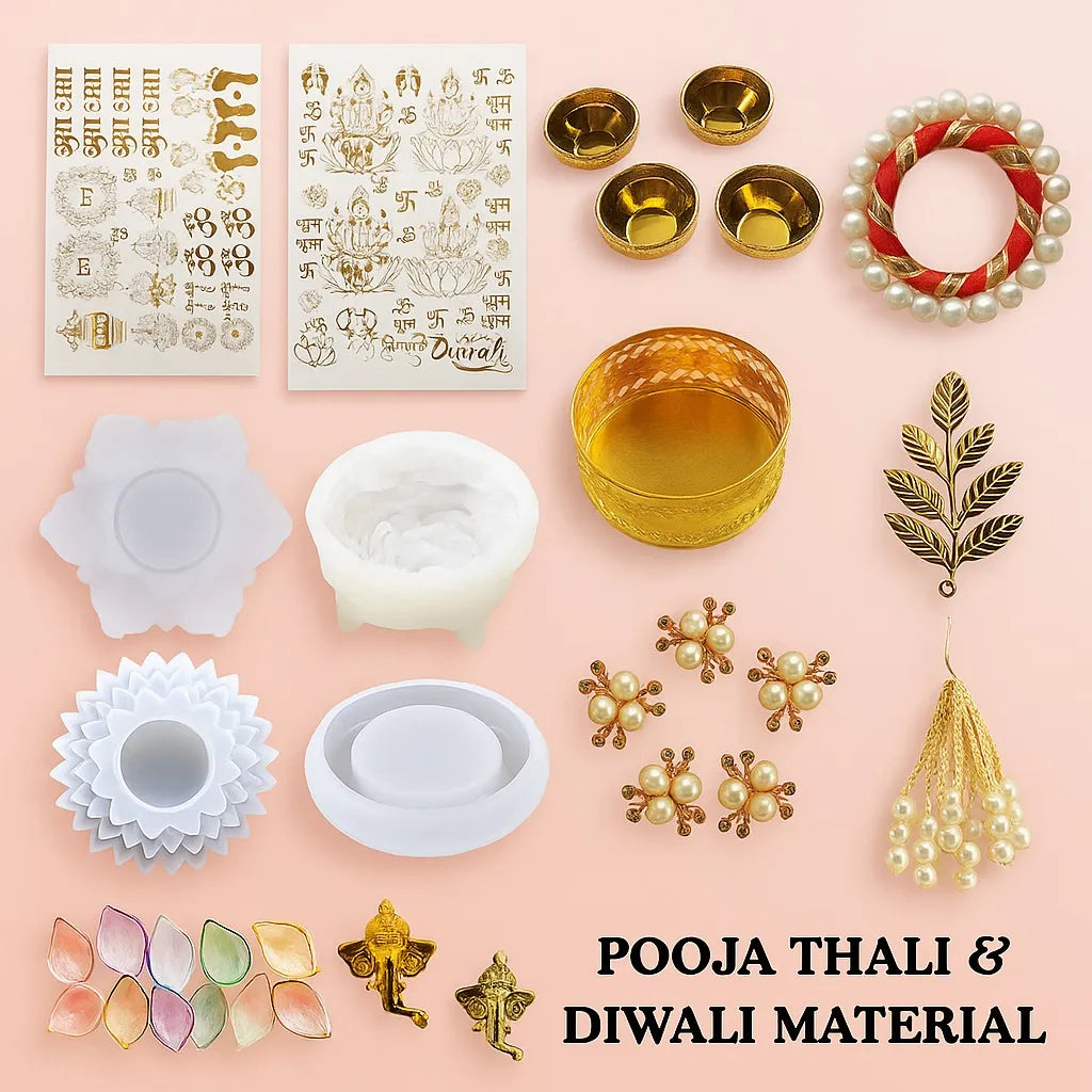 All Pooja Thali / Diwali Material