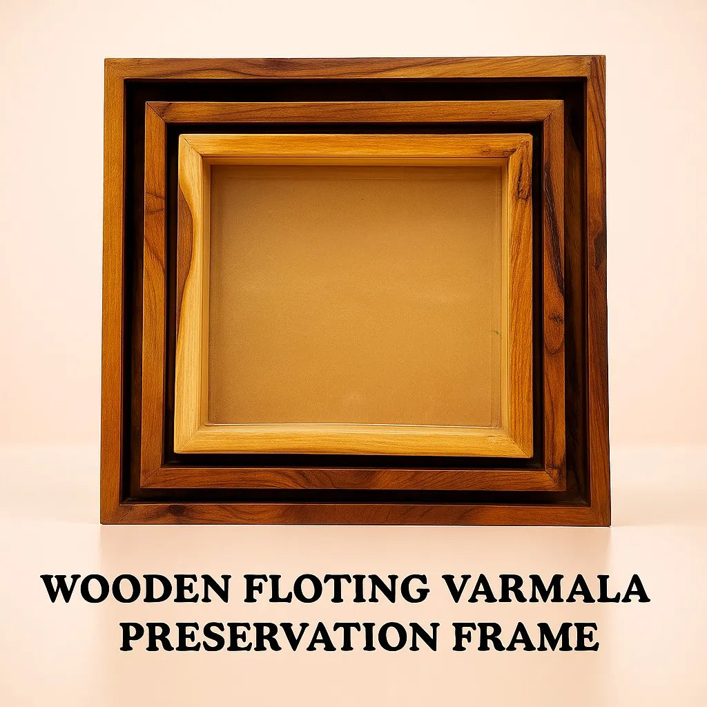 Wooden/ Floting/ Varmala Preservation Frame
