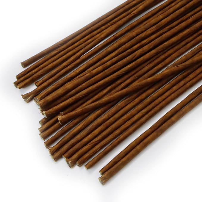 1.2mm Thin Brown Paper Coated Stem Wire – 100 Gram Pack (Approx. 39 Stems)