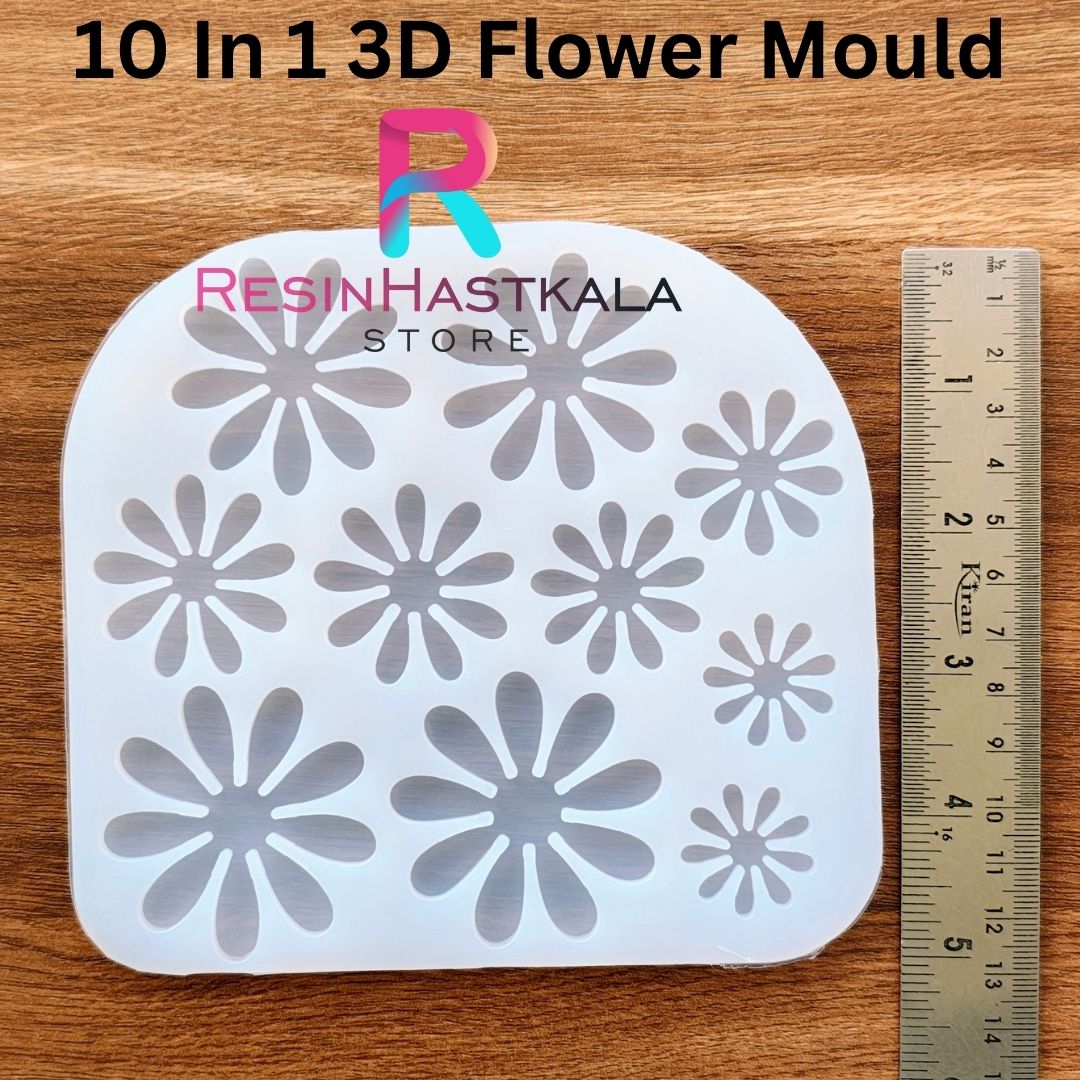 10 In 1 3D Flower Mould