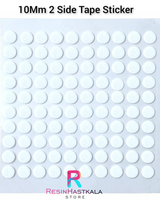 10 Mm 2 Side Tape Sticker (100 Piece)