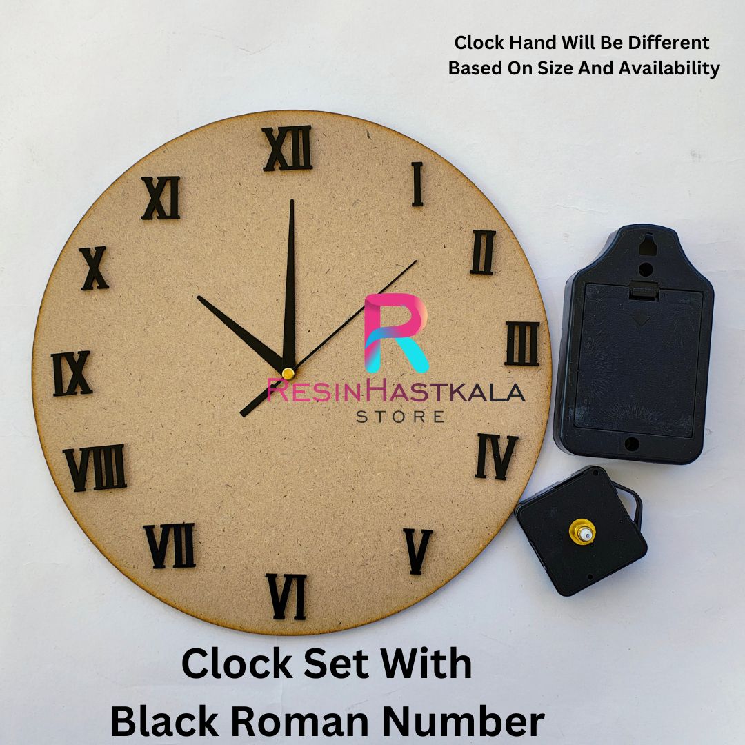 Roman Number Clock Set Success