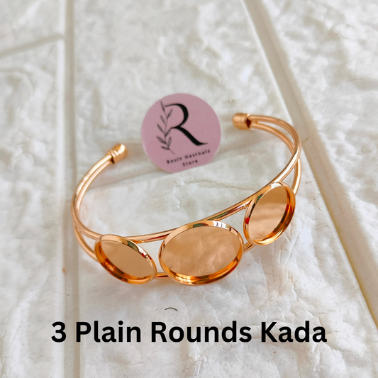 3 Plain Rounds Kada