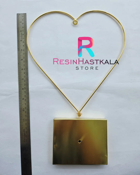 10 inch Heart Shape Hanging Metal Hoop Stand