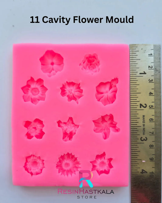 11 Cavity Flower Pink Mould
