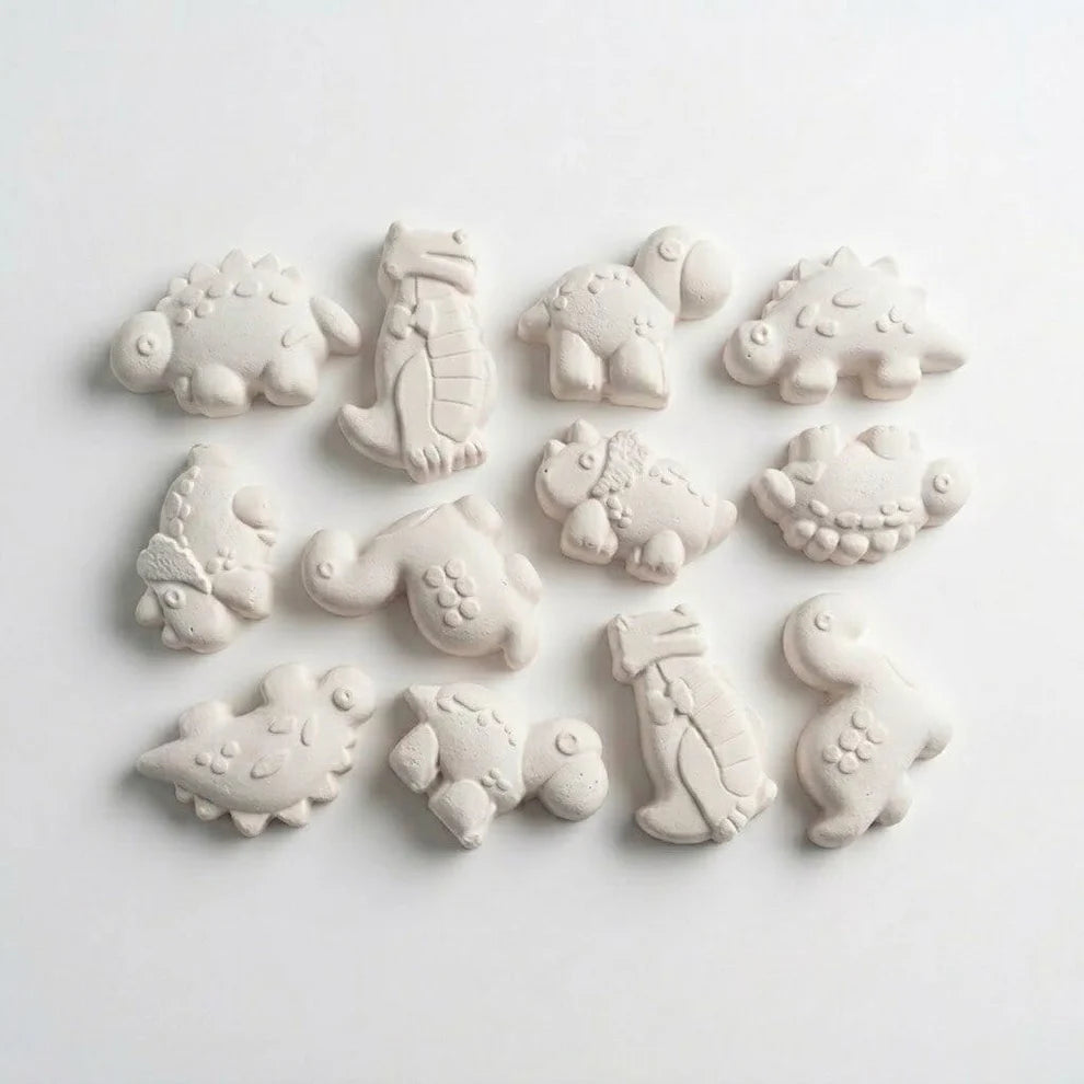 12 Cavity Dinosaur Silicone Mould for DIY Resin, Concrete Art, Soap, Chocolate & Cake Making