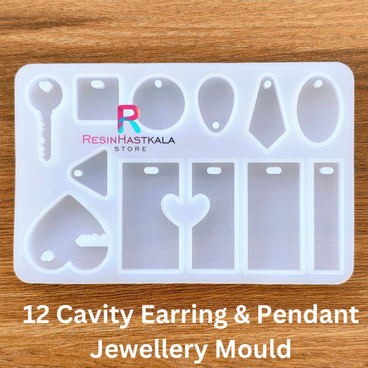 12 Cavity Earring & Pendant Jewellery Mould