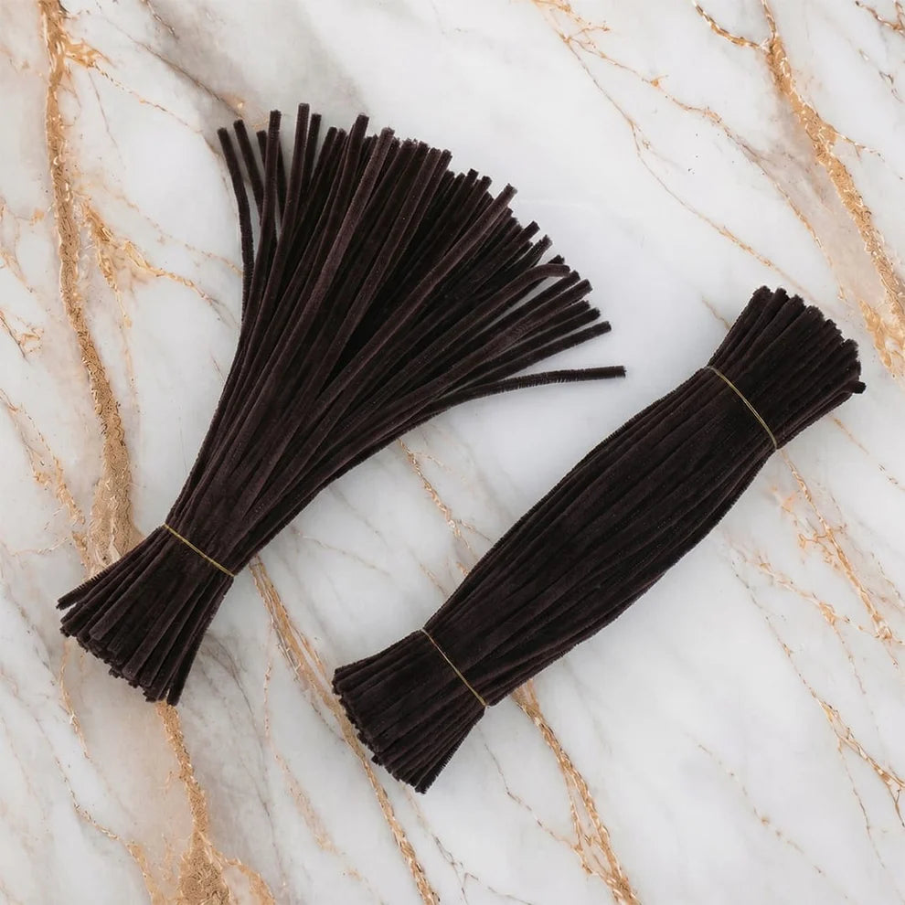 8 mm Premium Pipe Cleaners for Flower Making &  Diy Crafts Projects  – 100 Pcs (Approx.)