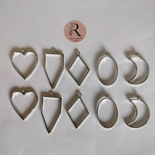 Silver Bezel Set of 10 A