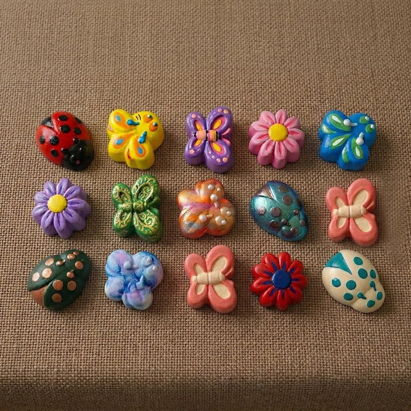 15 Cavity Insects & Animals Silicone Mould for DIY Resin, Concrete Art, Soap, Chocolate & Cake Making
