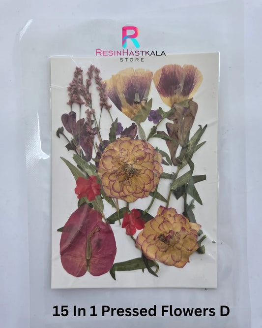 15 In 1 Pressed Flowers D